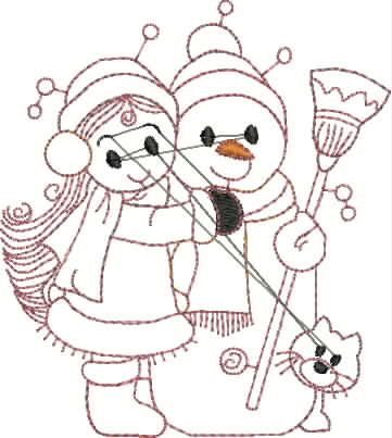 Classic Holiday Ball Embroidery