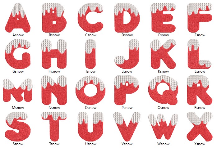 Vintage Alphabet Initials