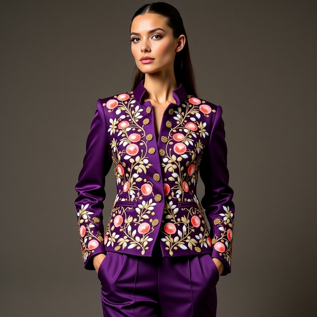 Imperial Garden Embroidered Women's Jacket