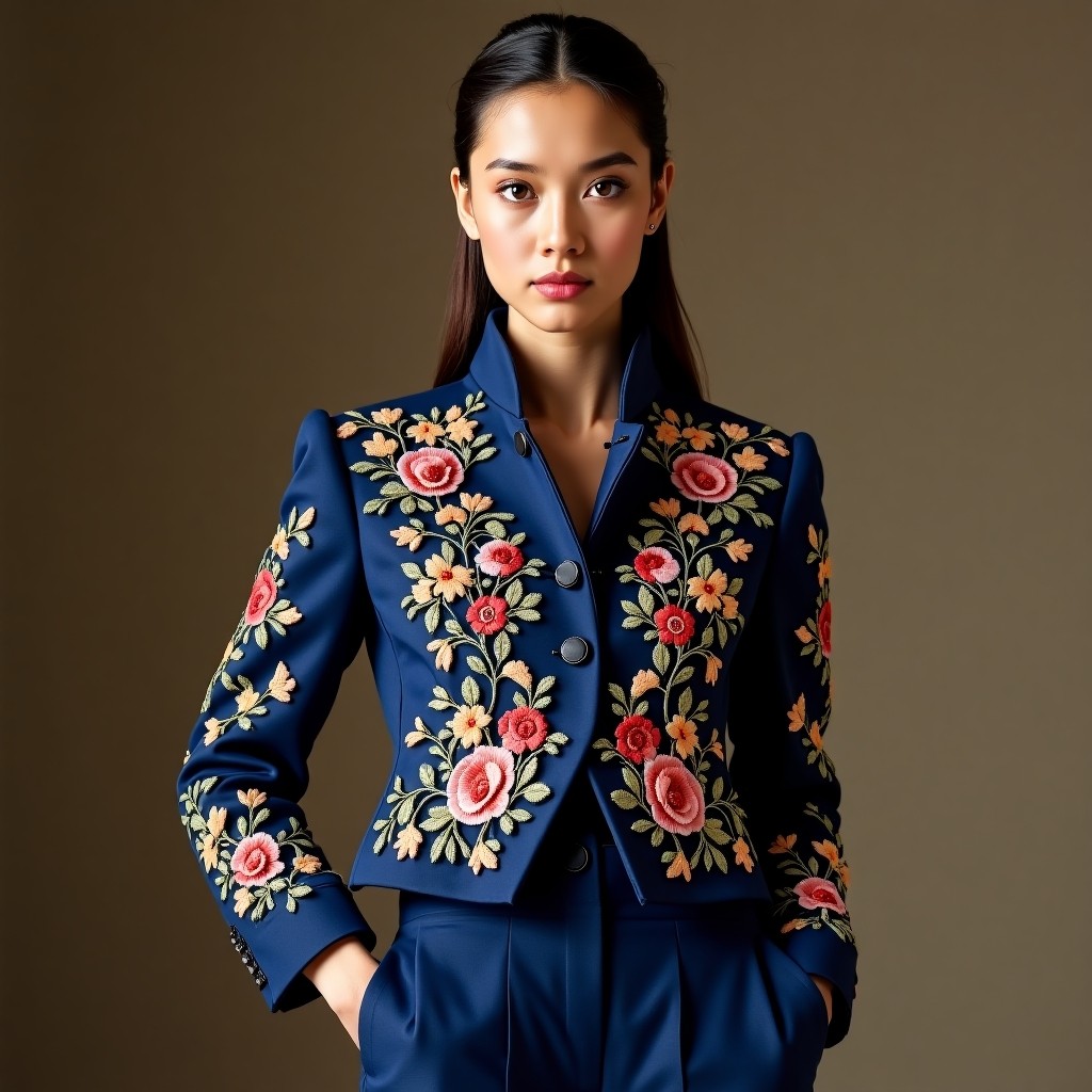 Grand Floral Heritage Designer Jacket