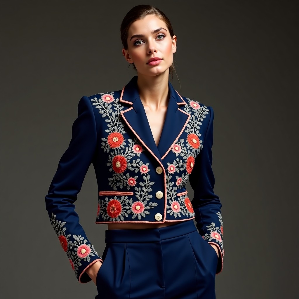 Prestige Rose Garden Embroidered Jacket