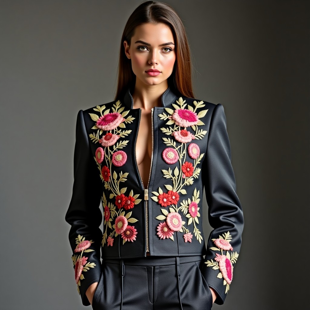 Signature Royal Blossom Embroidered Blazer