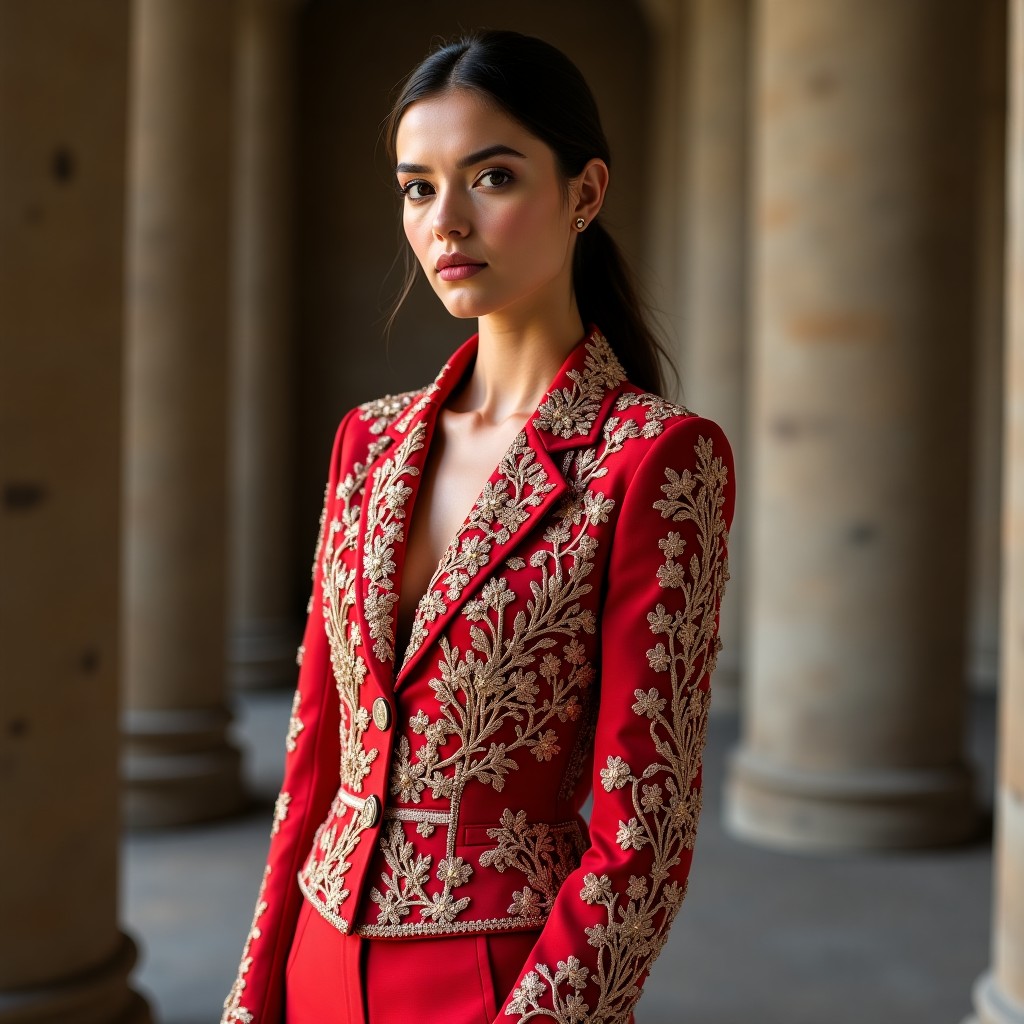 Designer Noble Floral Heritage Jacket
