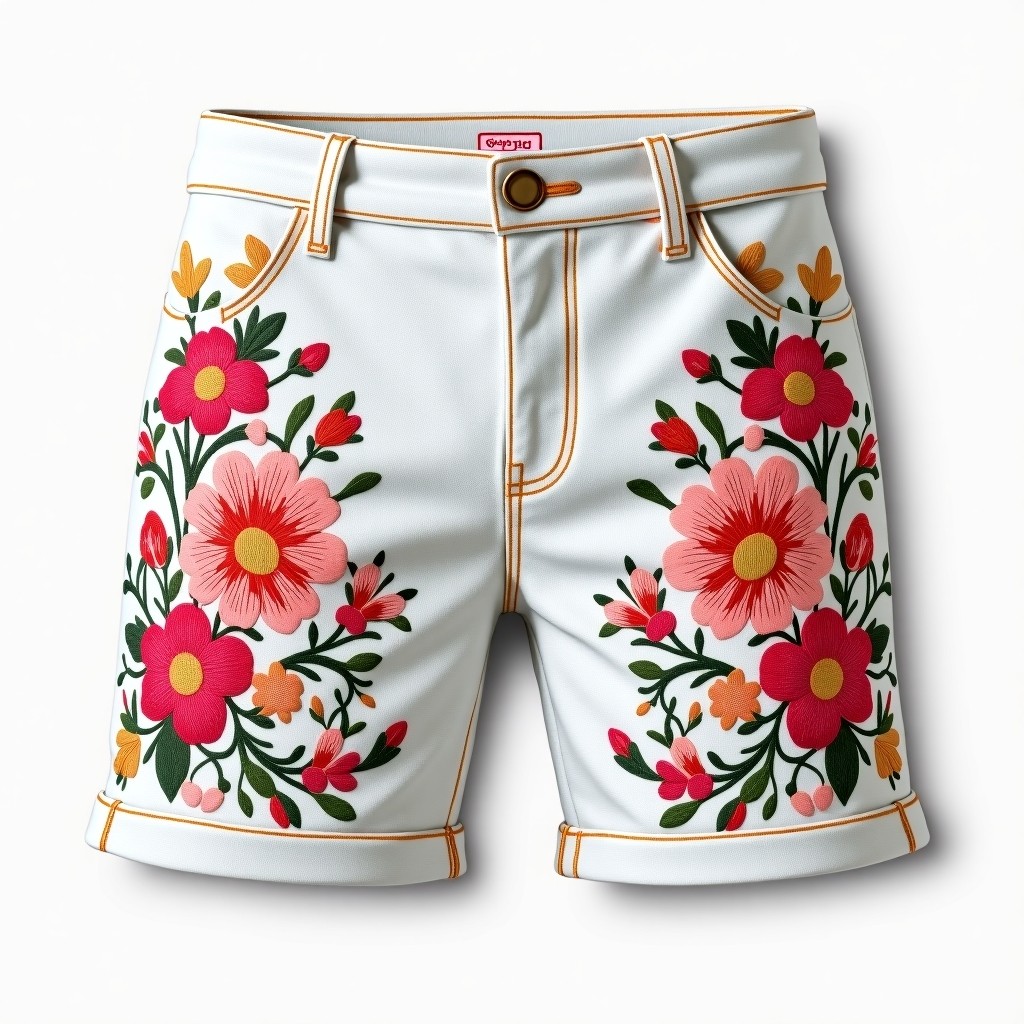 Prestige Floral Garden Designer Boutique Shorts