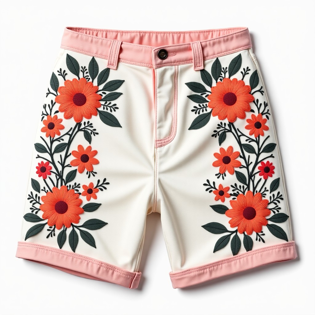 Designer Royal Blossom Resort Women's Shorts