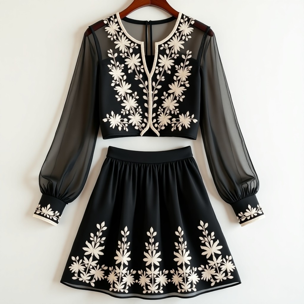 Prestige Royal Vine Embroidered Women's Fashion Co-Ord
