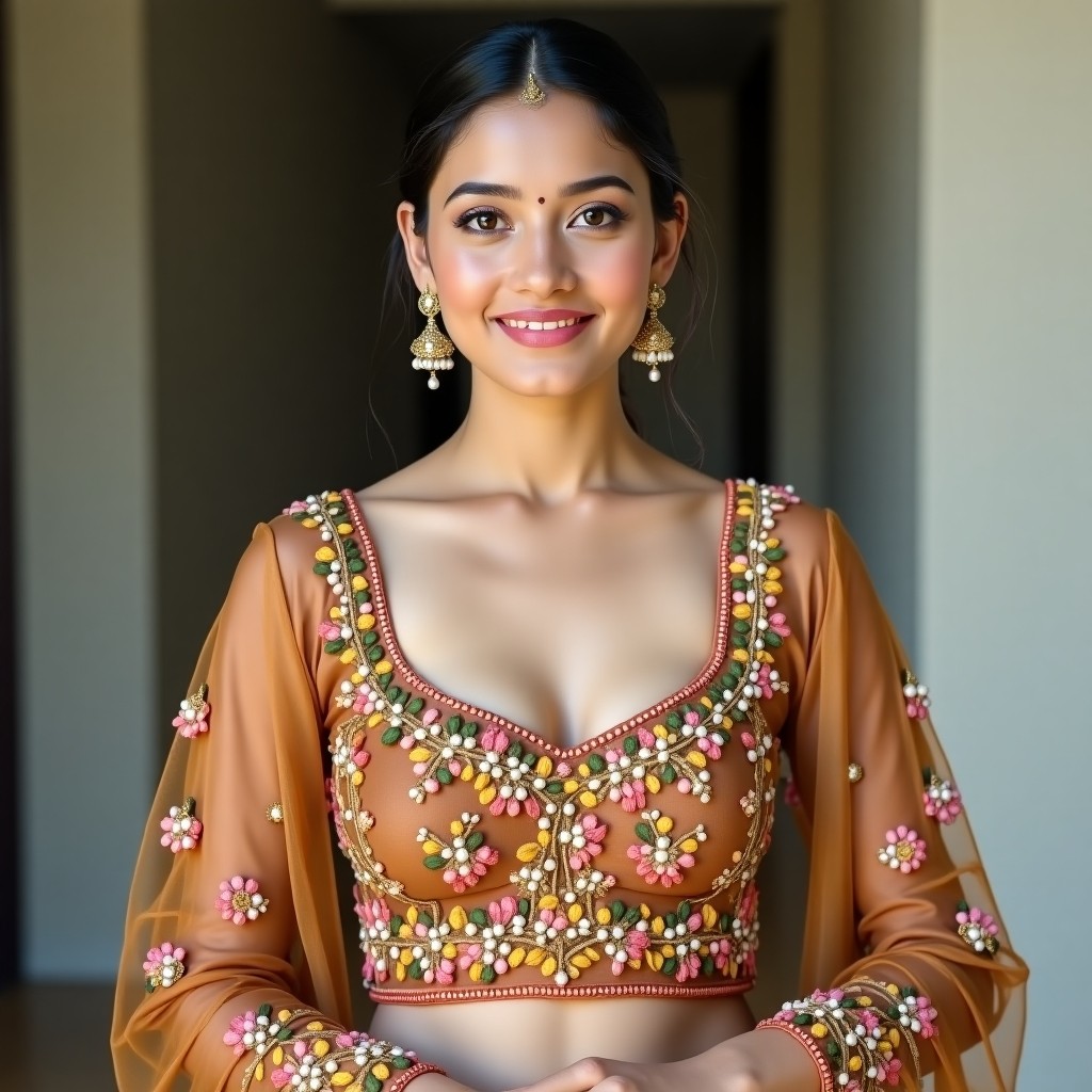Royal Diamond AI Women's Couture Blouse