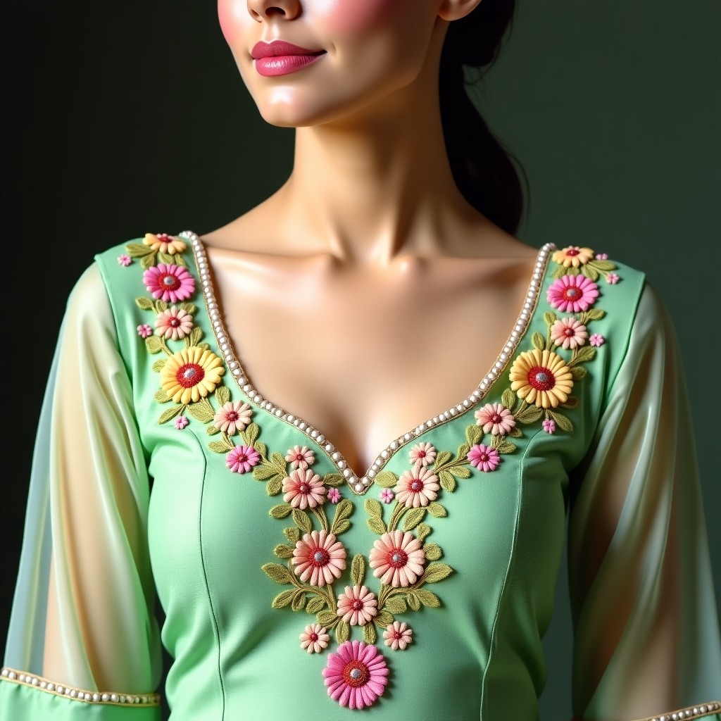 AI Floral Charm Women's Designer Blouse