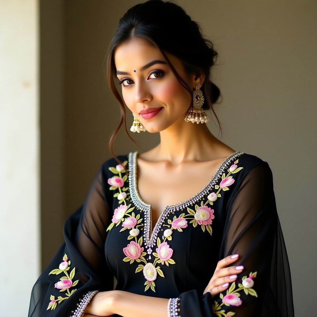 Elegant Petal Blossom Collar Design