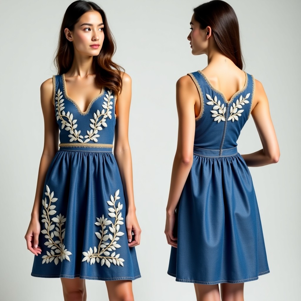 Royal Garden Blossom Skater Dress