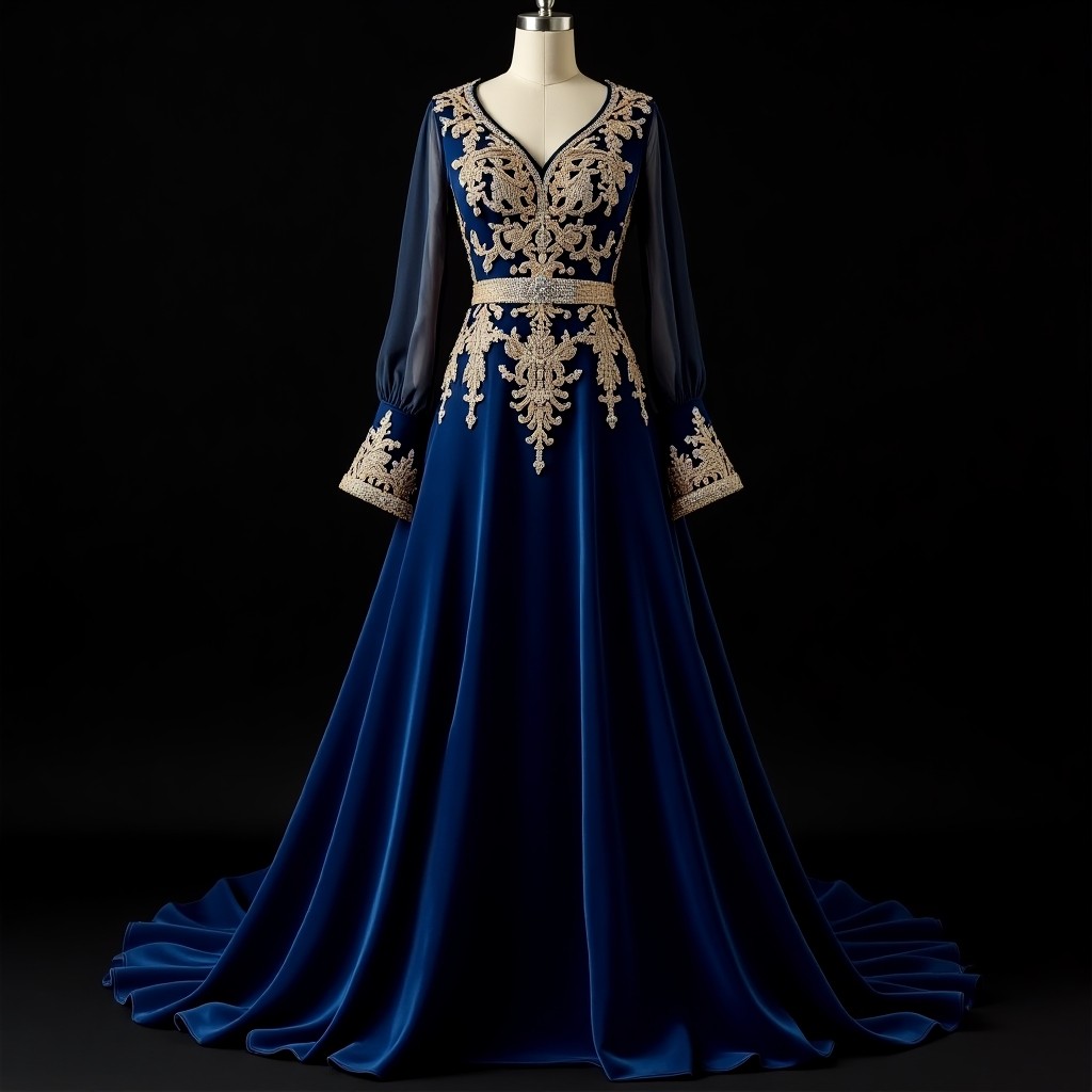 Victorian Garden Rose Ball Gown