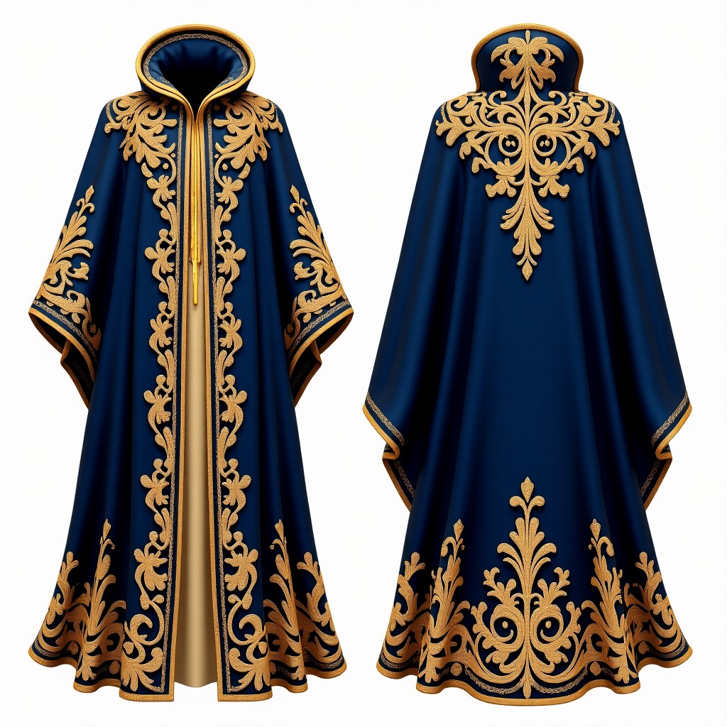 Golden Imperial Scroll Abaya