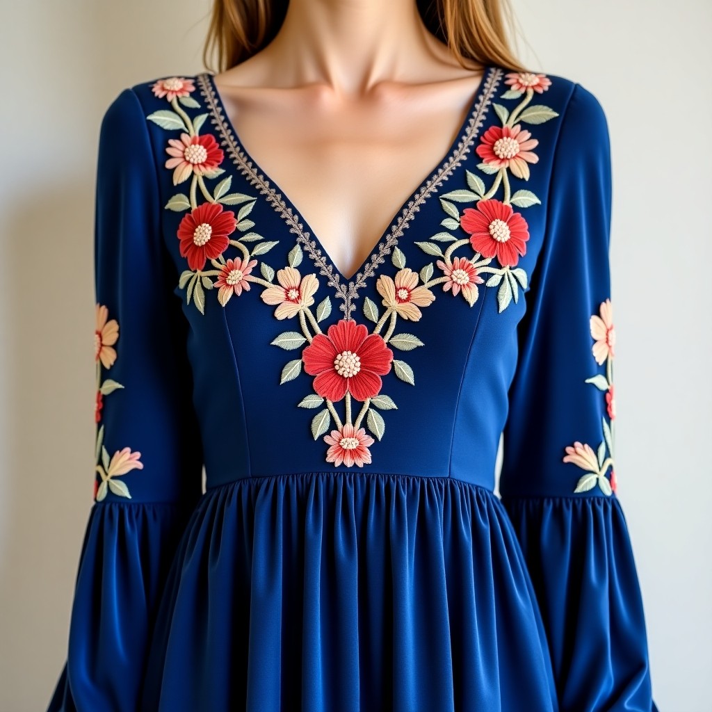 Royal Pearl Garden Princess Maxi Dress
