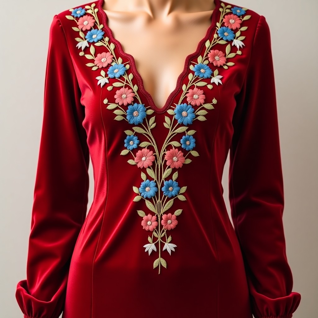 Golden Vine Pearl Maxi Dress
