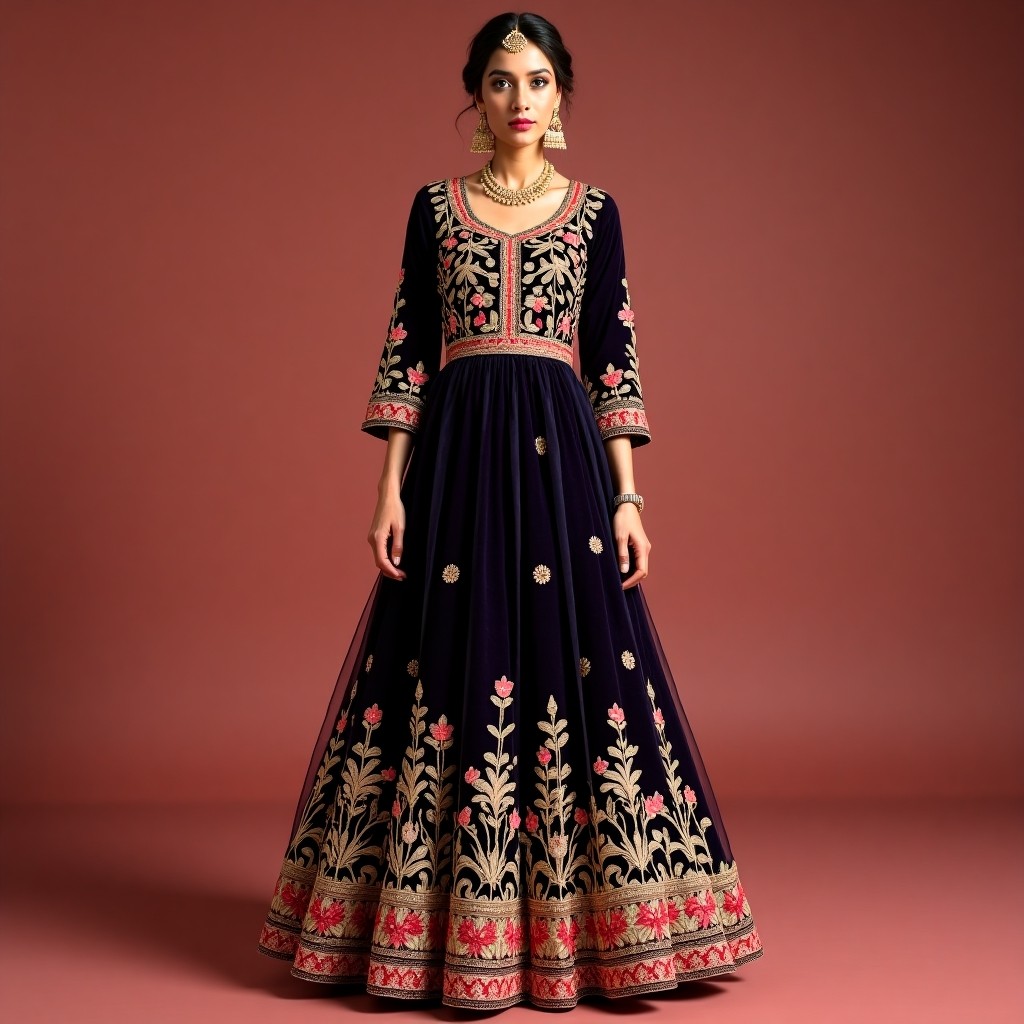 Royal Blossom Designer Lehenga