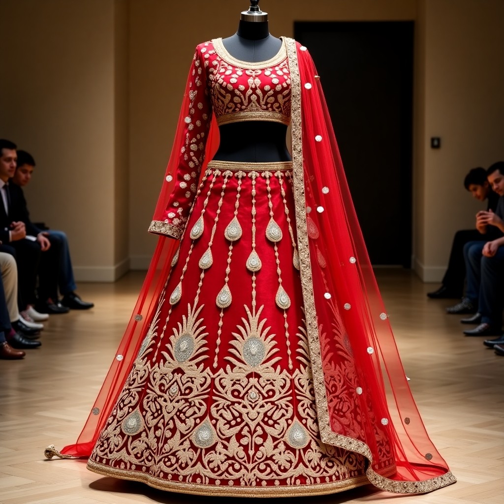 Royal Garden Floral Lehenga