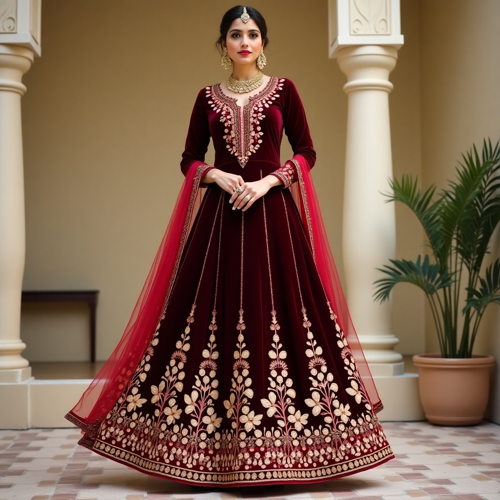 Premium Royal Wedding Embroidered Lehenga