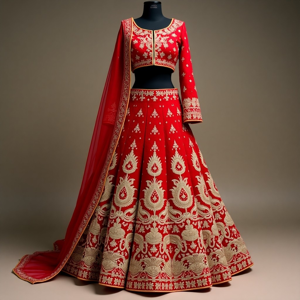 Golden Royal Occasion Lehenga