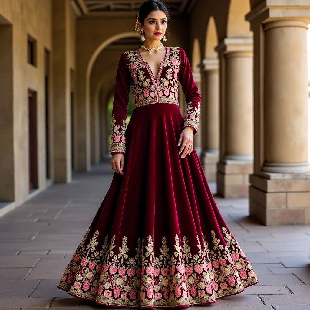 Luxury Blossom Royal Lehenga