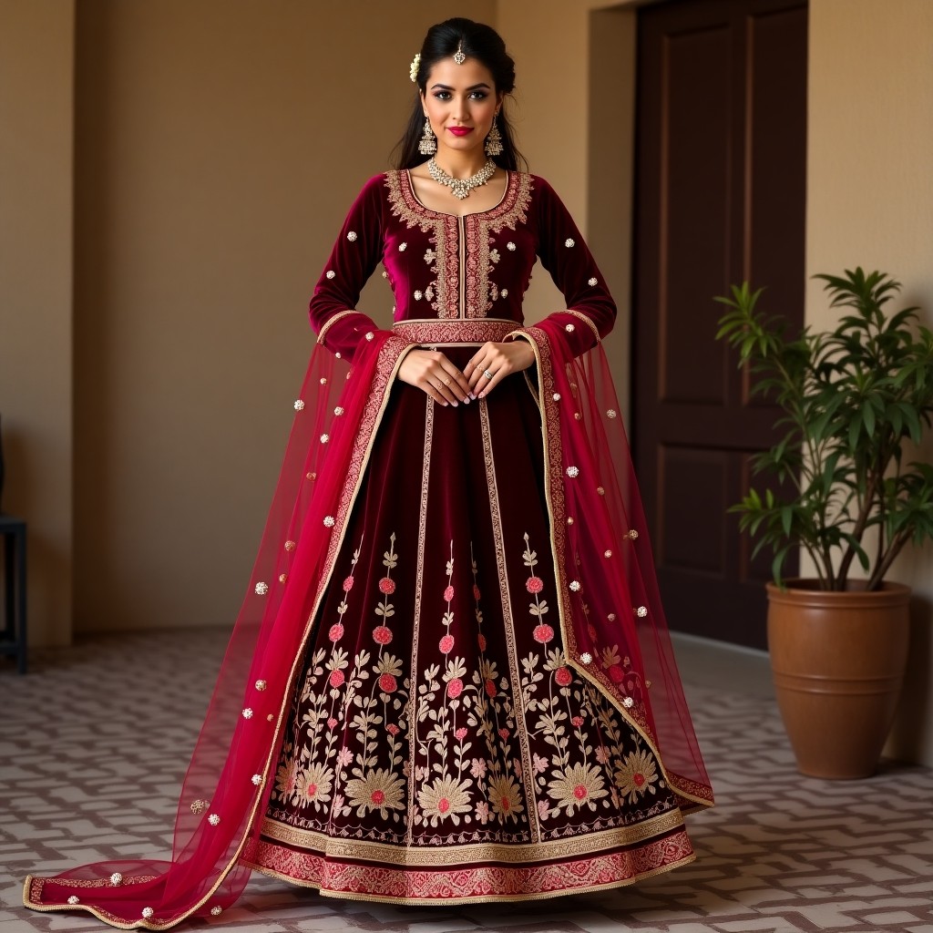 Royal Floral Dream Lehenga