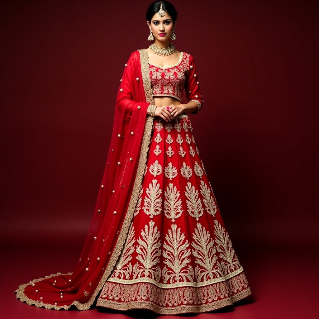 Elegant Royal Garden Lehenga