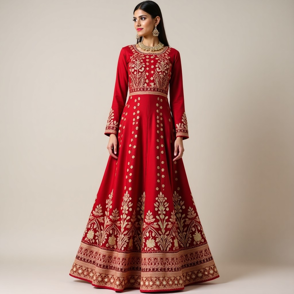 Majestic Golden Blossom Lehenga