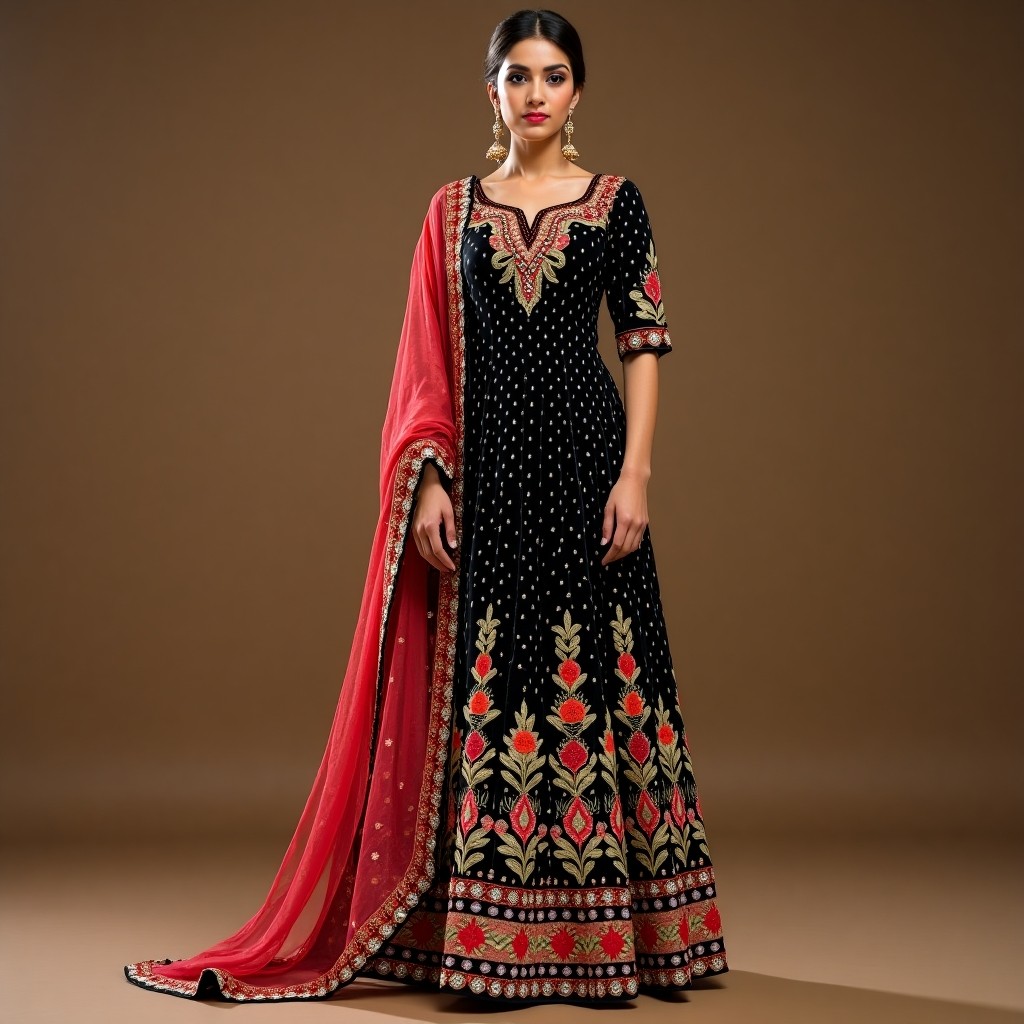 Luxury Royal Garden Bridal Lehenga