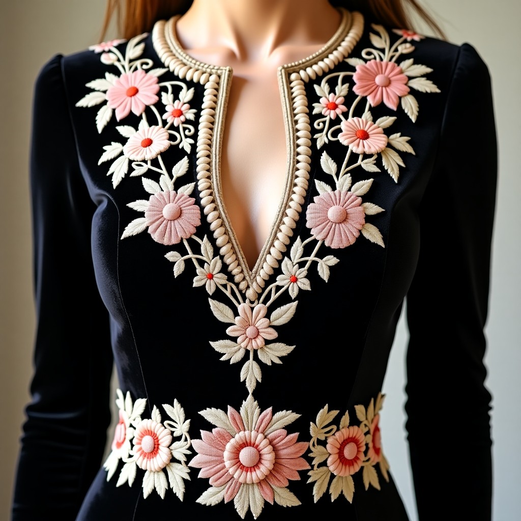 Royal Gold Rose Court Dress