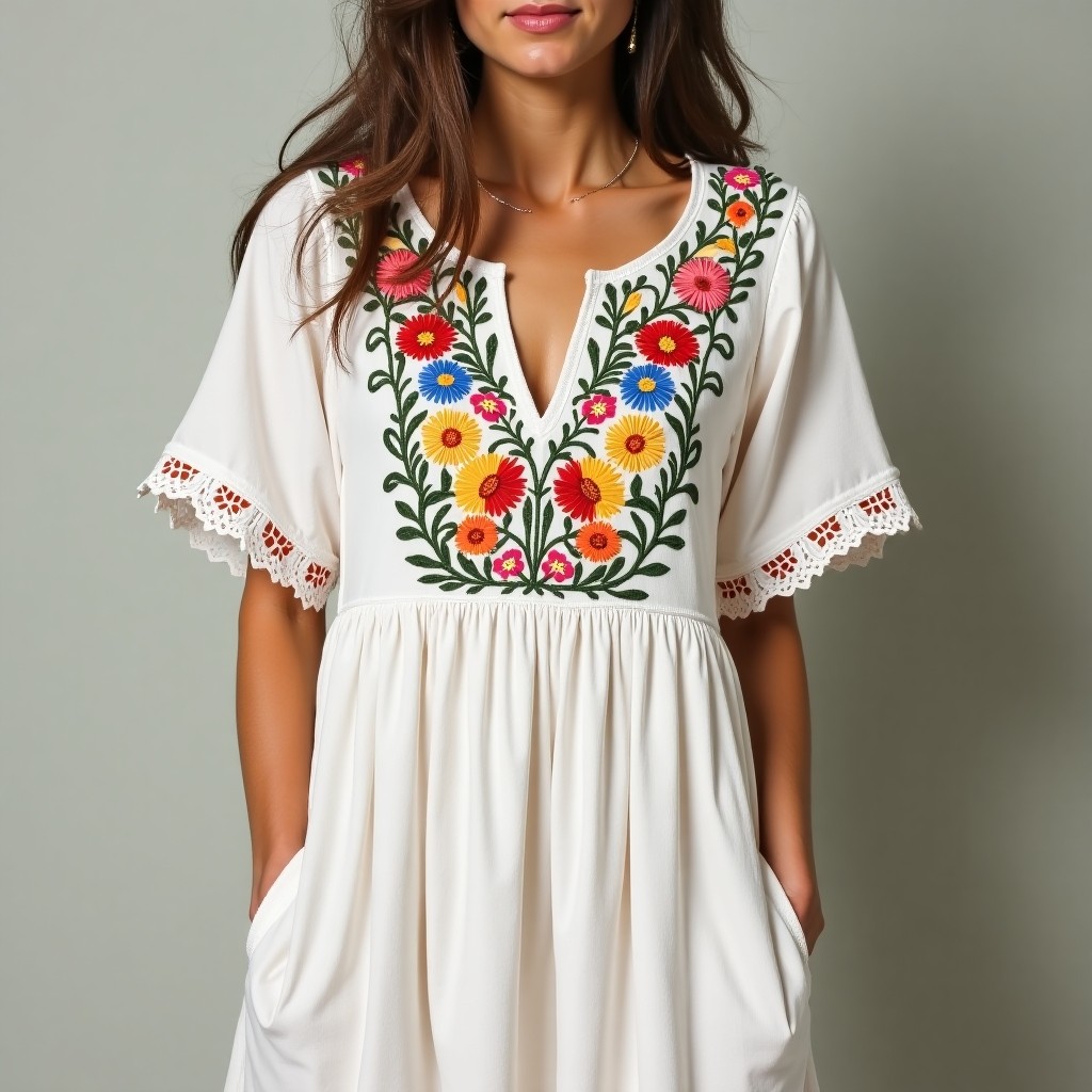 Bohemian Meadow Blossom Fashion Dress
