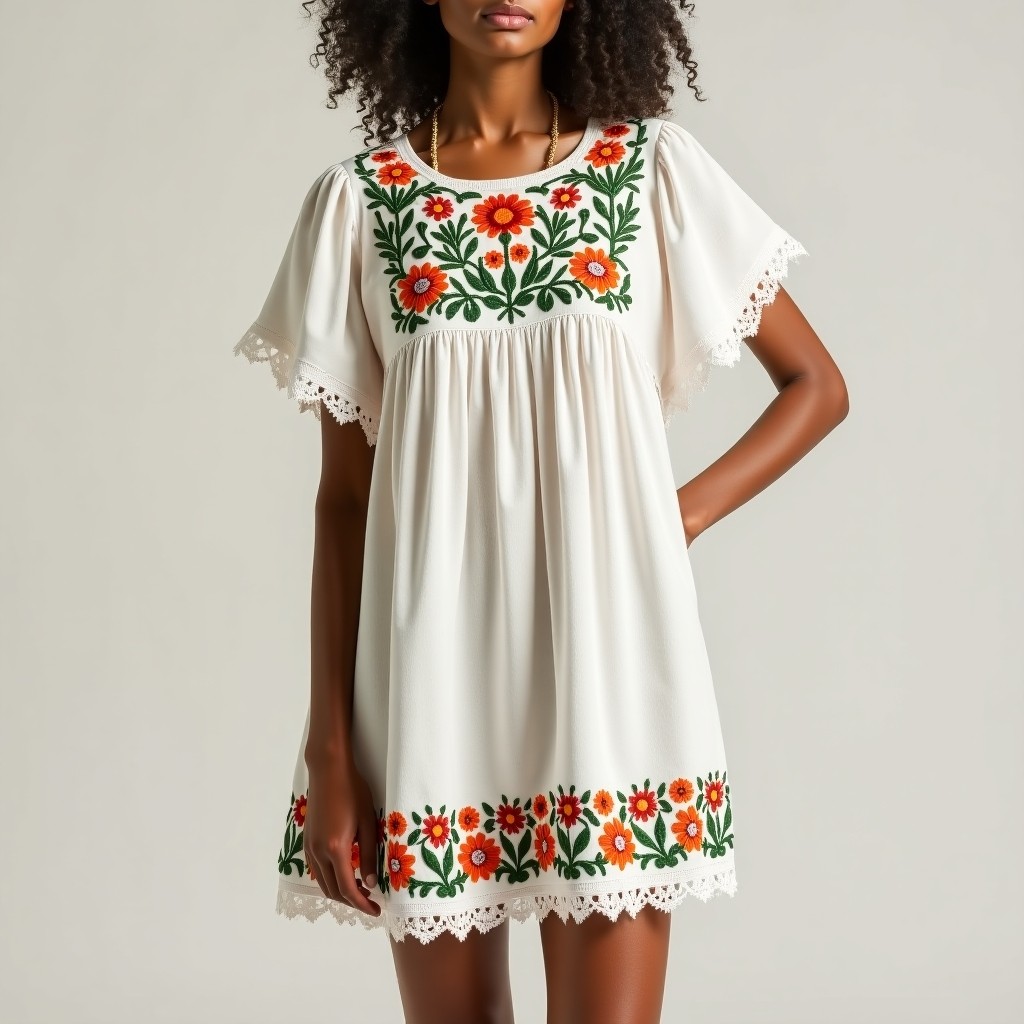 Boho Wildflower Heritage Dress
