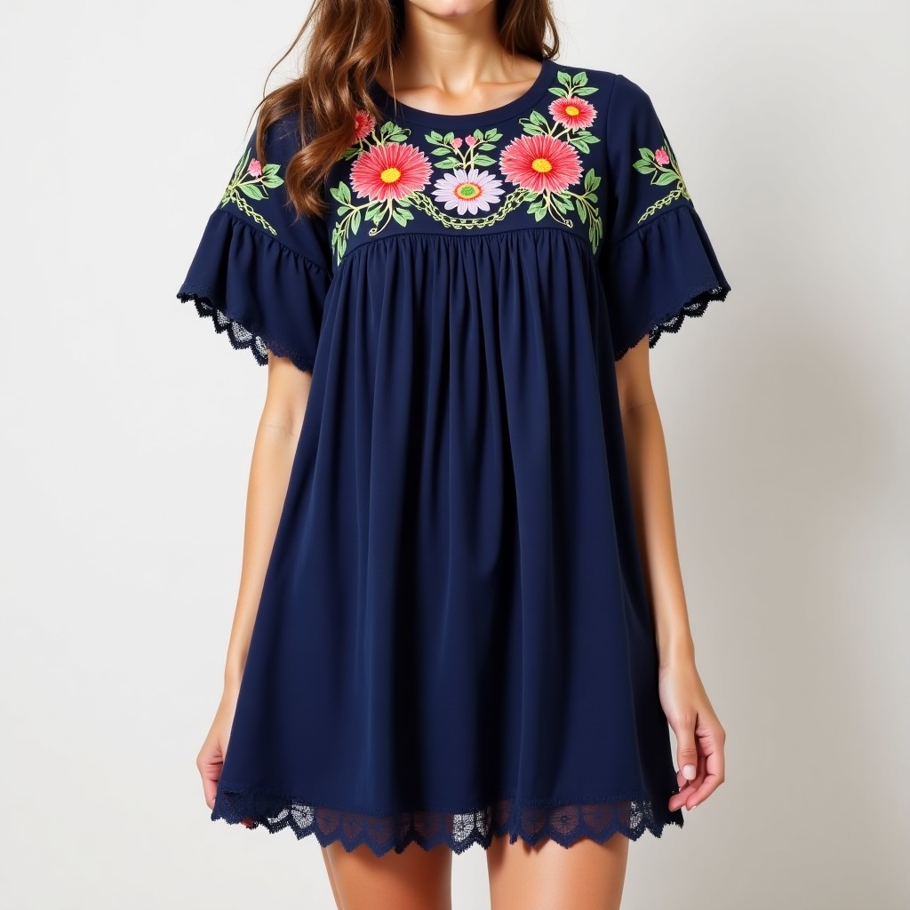Bohemian Petal Garden Fashion Dress
