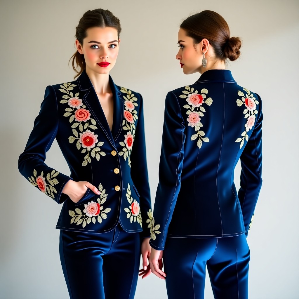 Premium Vinework Tailored Blazer