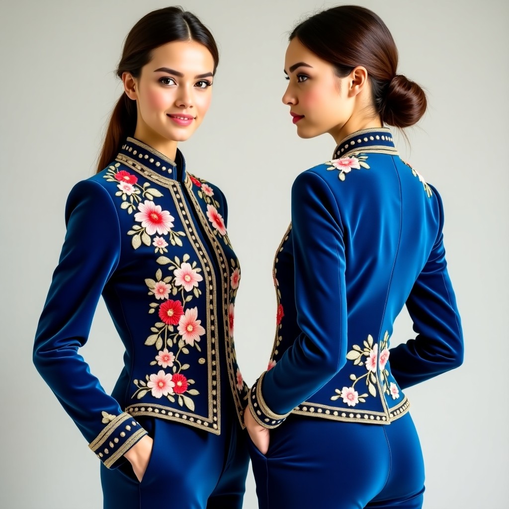 Luxury Heritage Embroidered Blazer