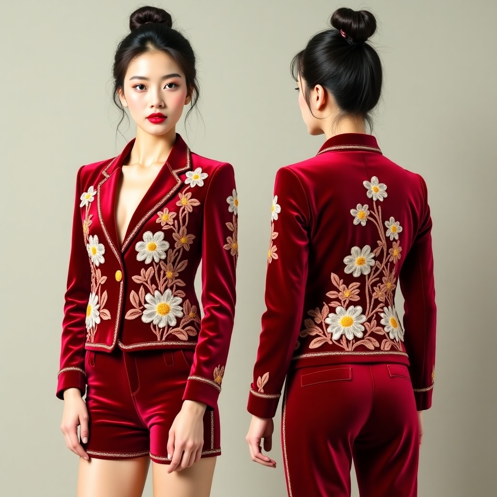 Premium Botanical Branch Blazer
