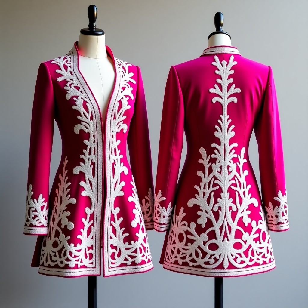 Luxury Ornamental Karakou Embroidered Jacket