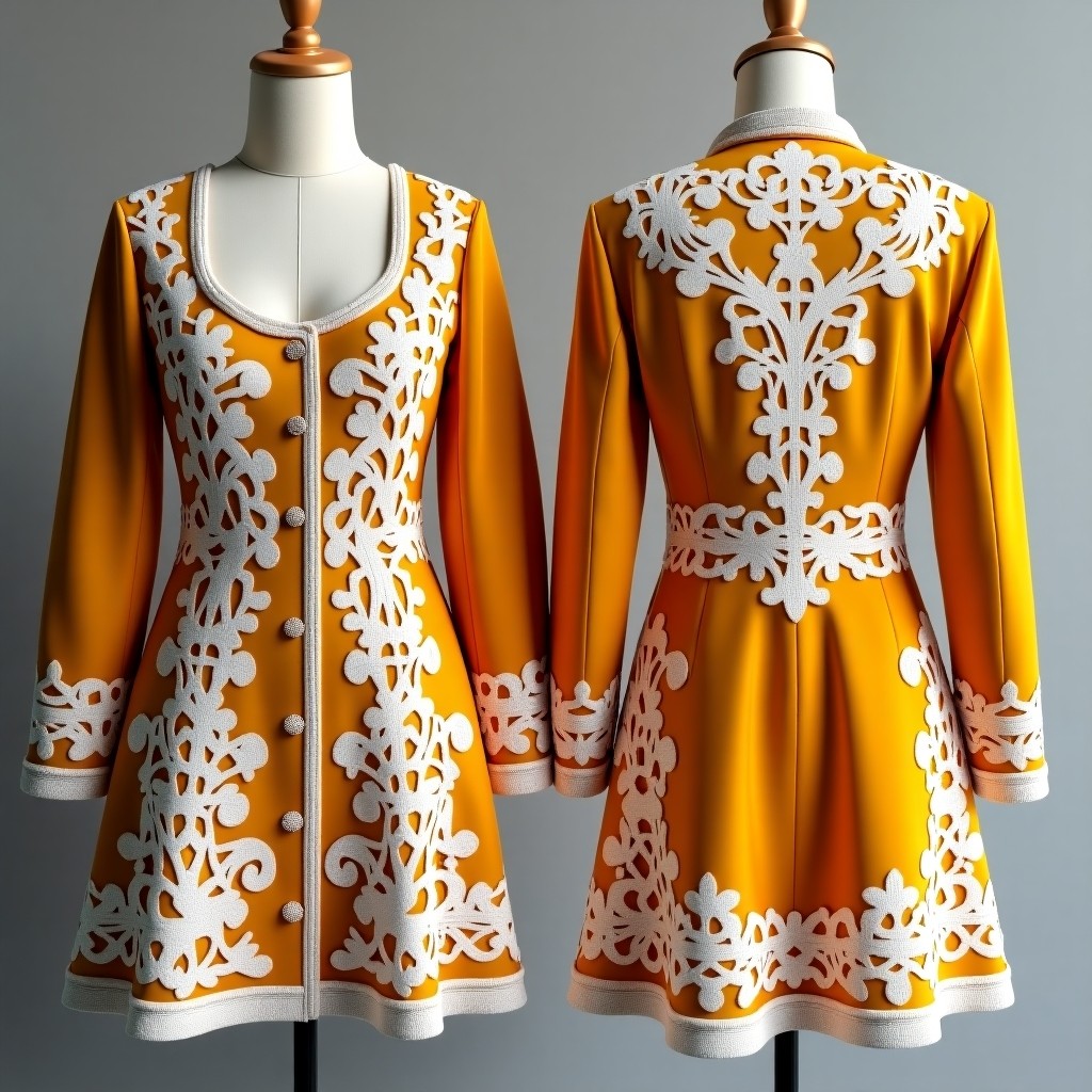 Floral Crest Embroidered Formal Jacket
