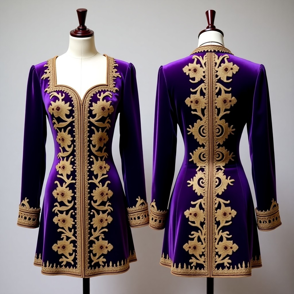 Artistic Embroidered Formal Jacket