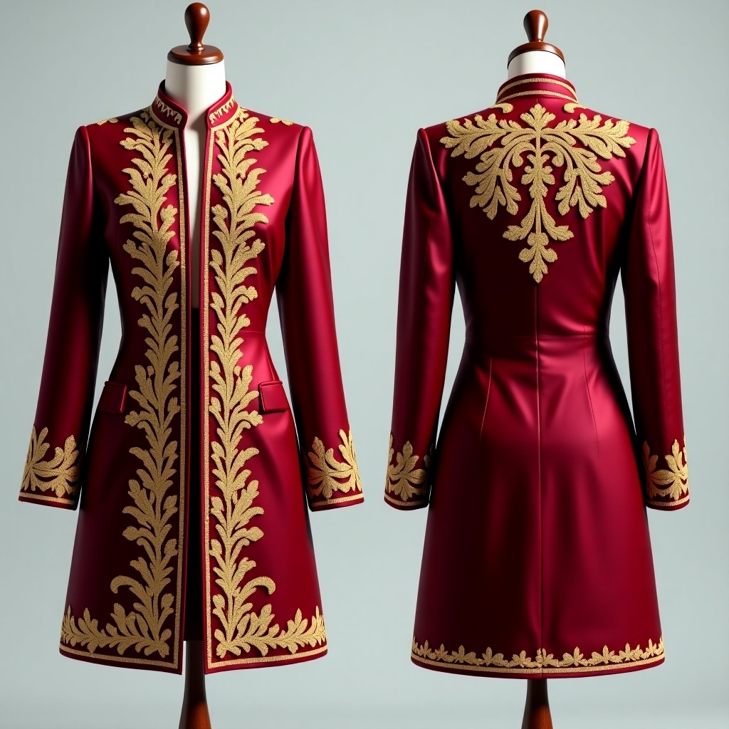 Elegant Heritage Floral Jacket