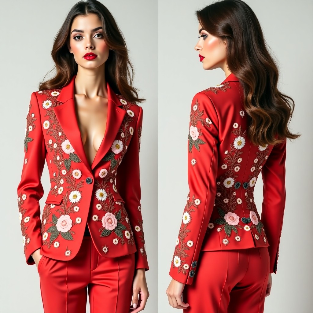 Botanical Luxury Occasion Jacket