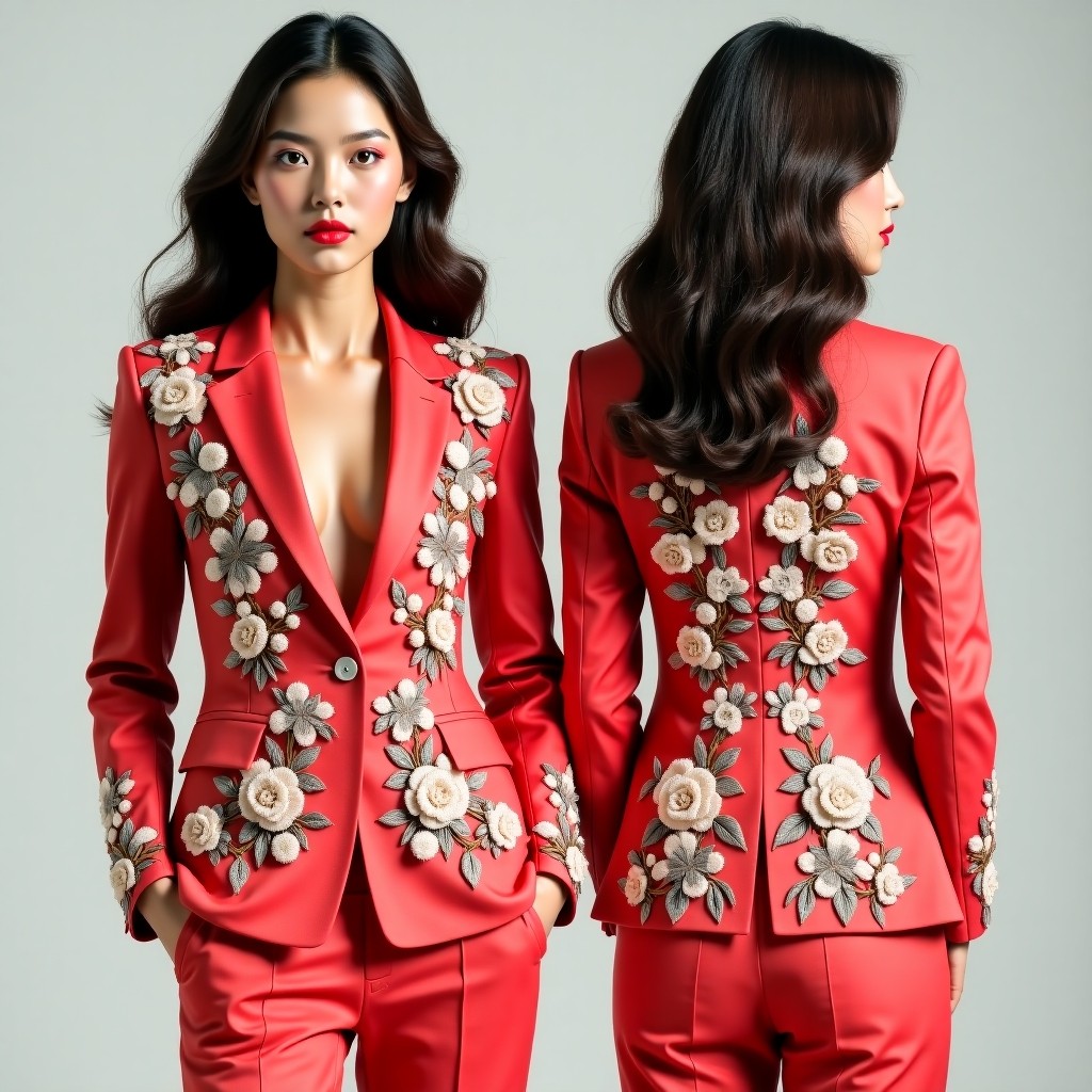 Artistic Floral Trail Jacket