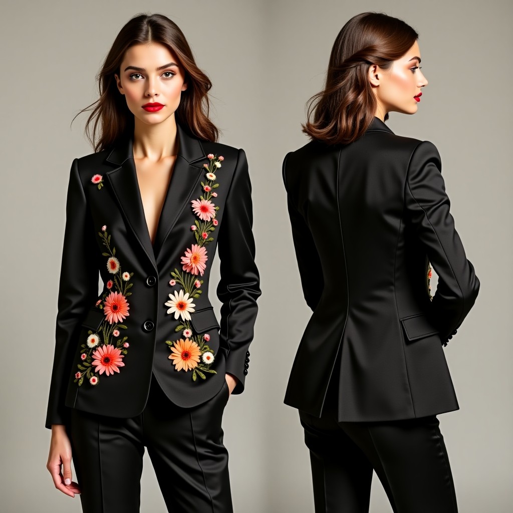 Signature Floral Botanical Luxury Jacket