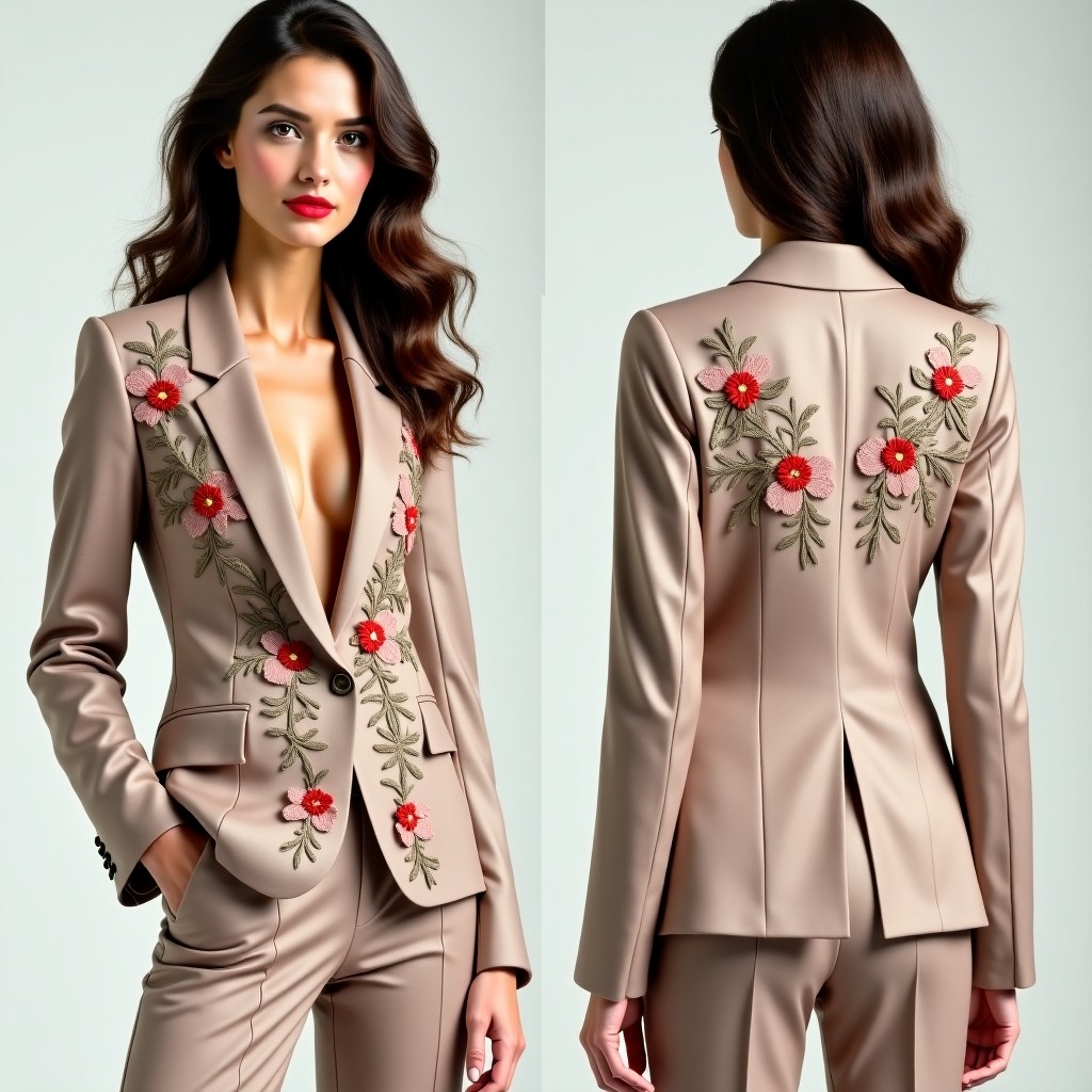 Luxury Rose Garden Jacket