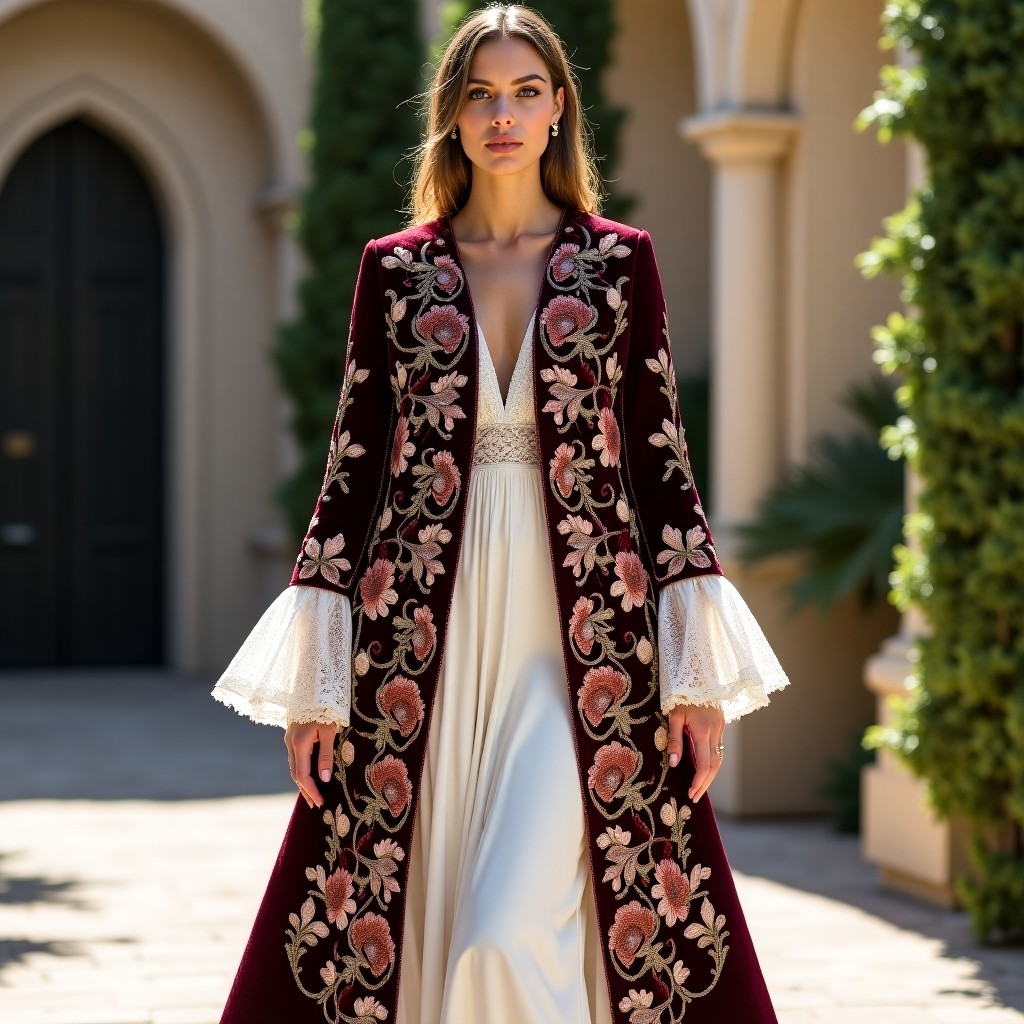 Enchanting Vine Garden Couture Dress