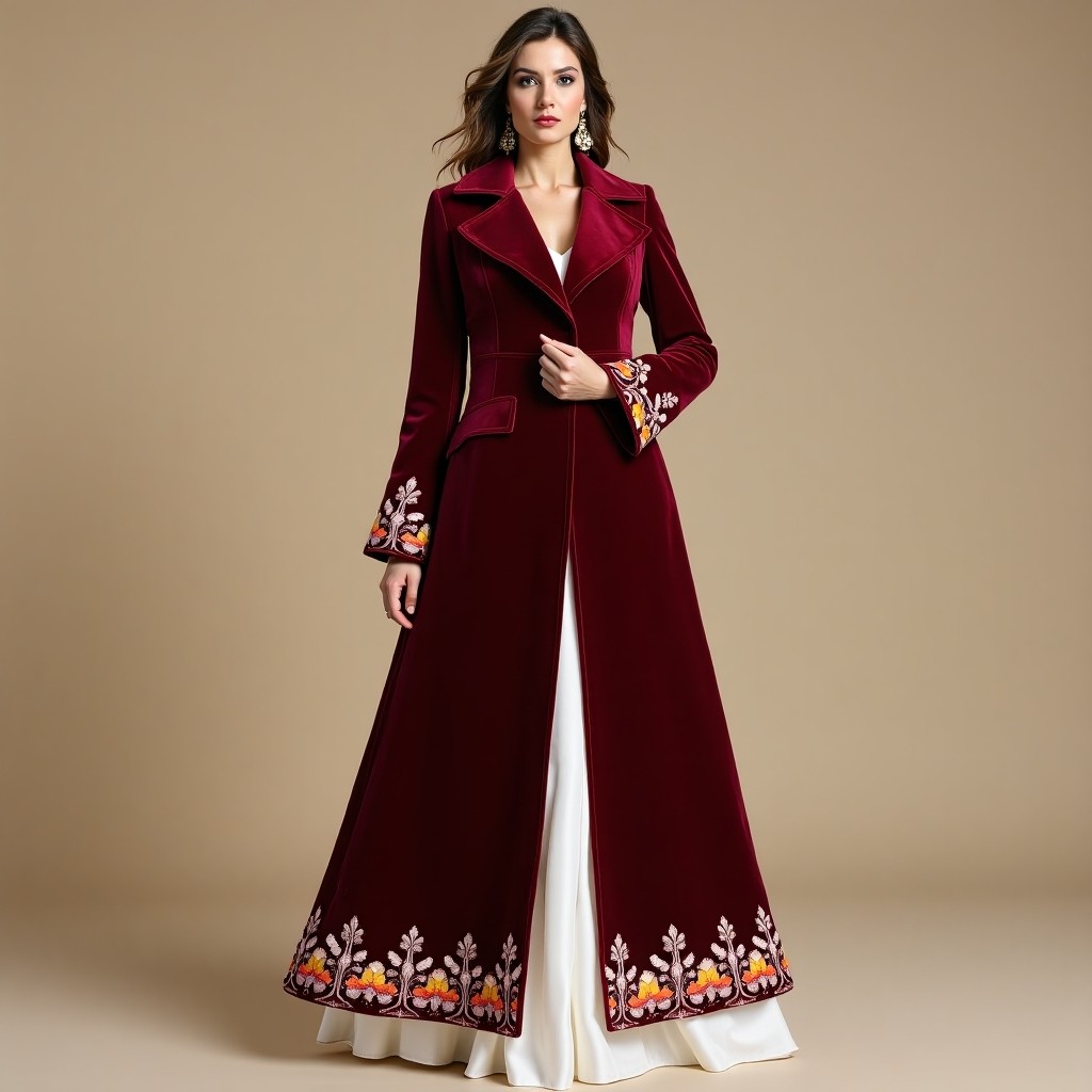 Royal Blossom Arabesque Evening Couture