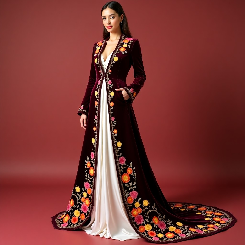 Luxurious Moroccan Leaf Vine Fashion