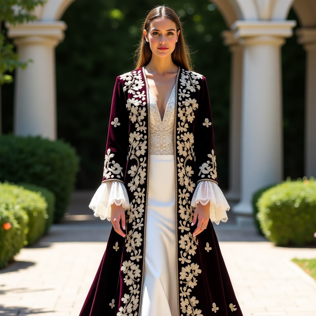 Iconic Moroccan Floral Arabesque Couture