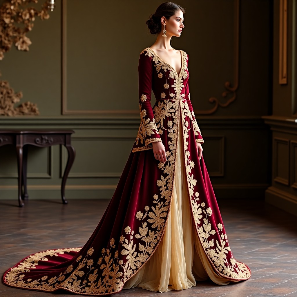 Magnificent Macedonian Embroidered HeritageDress