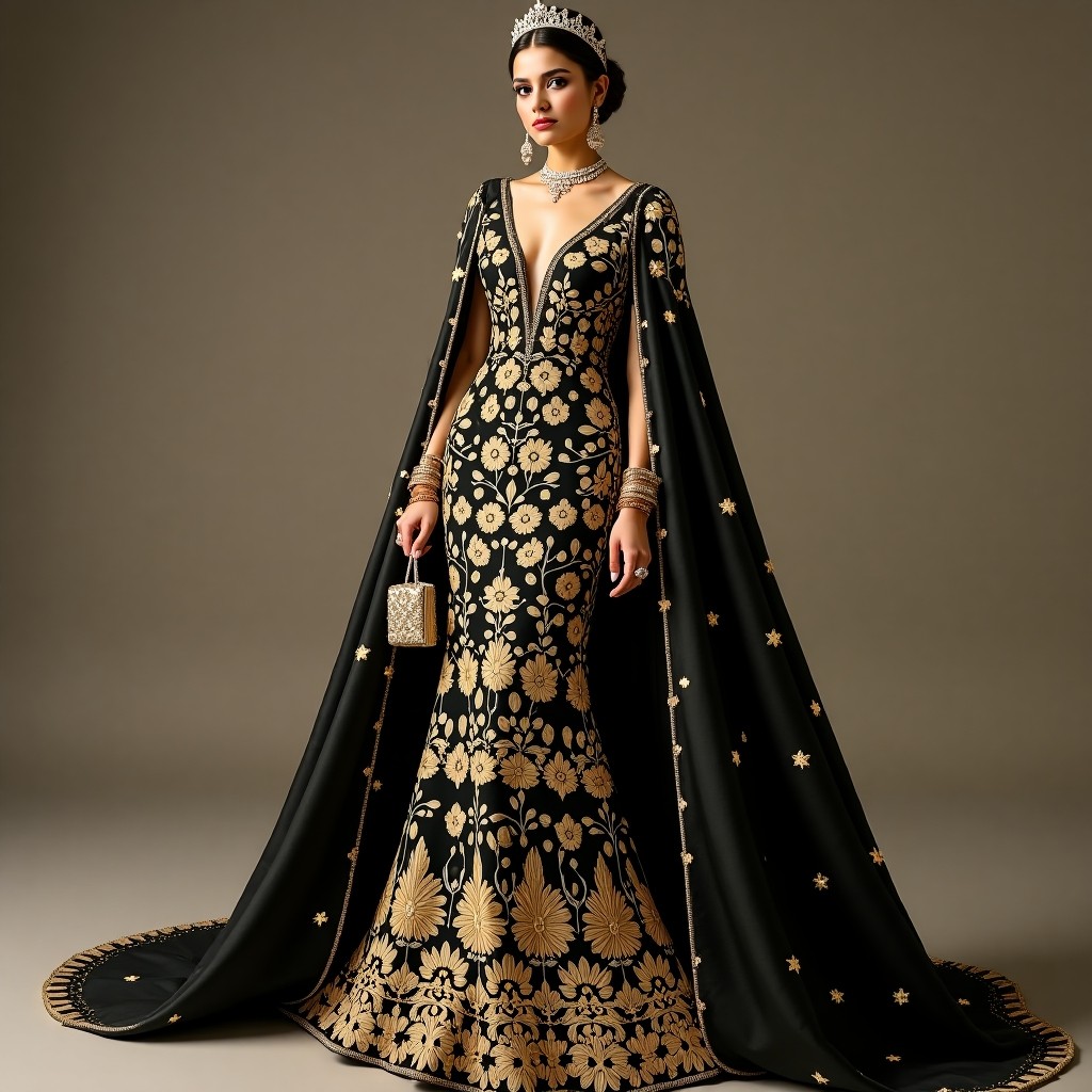 Grand Macedonian Botanical Heritage Gown