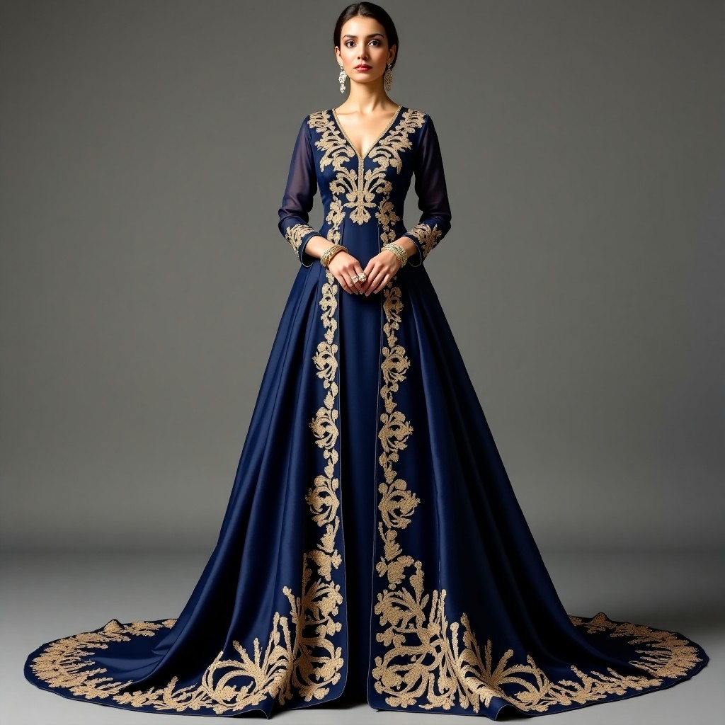 Grand Macedonian Blossom Heritage Gown