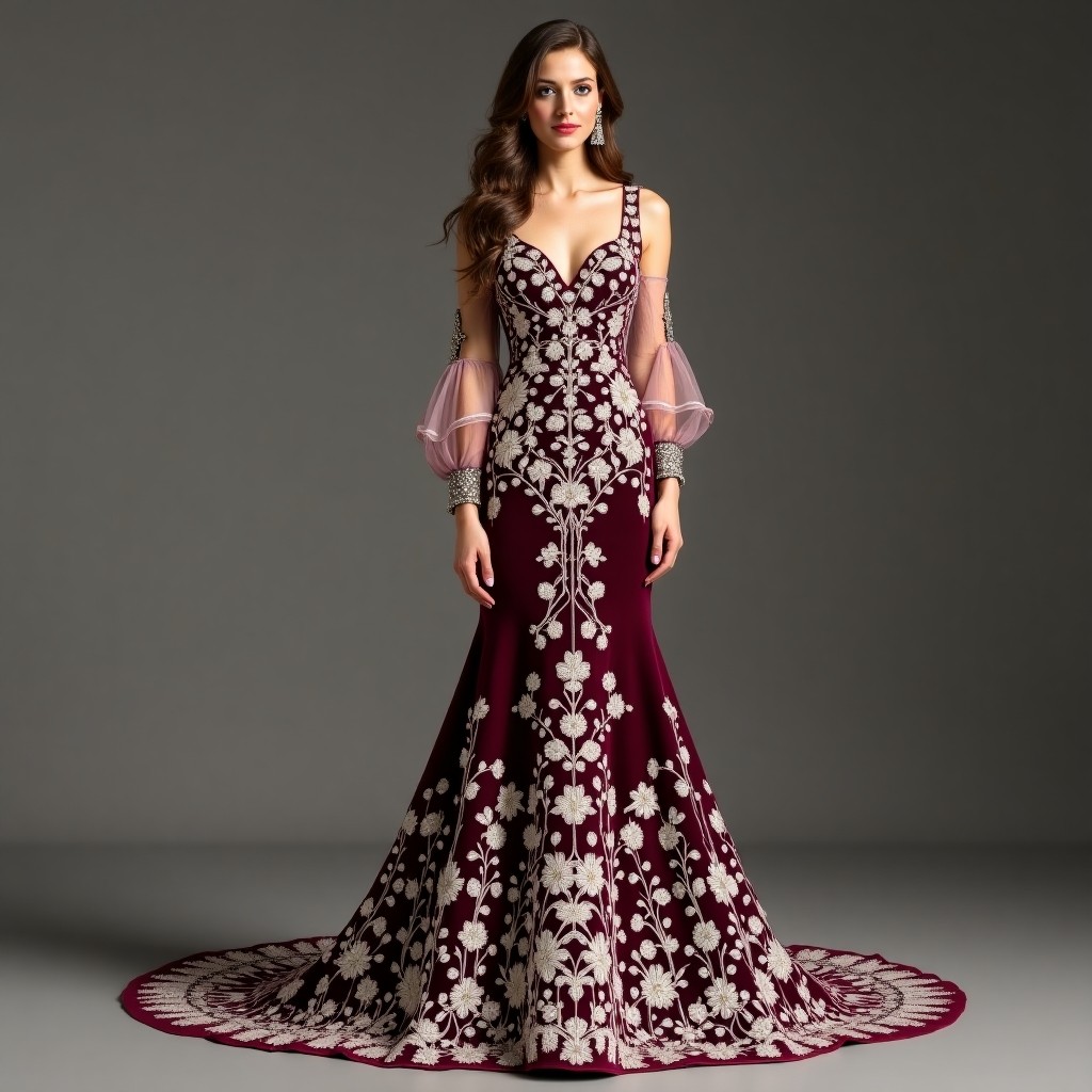 Heritage Floral MACEDONIAN FOLK DRESS